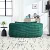 Bean Bag Chair Modern with Pillows Floor Lounger for Living Room 2-Seater 40in Wide-3irtyhousy - 3 of 4