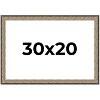 PosterPalooza | Ornate Silver Picture Frame - UV Acrylic, Backing Board, Hanging Hardware Included - 2 of 4