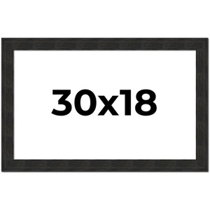PosterPalooza | Contemporary Black Picture Frame - UV Acrylic, Backing Board, Hanging Hardware Included - 1 of 4