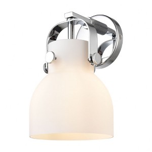 Pilaster II Bell - 1 Light Wall Sconce In Industrial Style-9.75 Inches Tall and 6.5 Inches Wide - 1 of 1