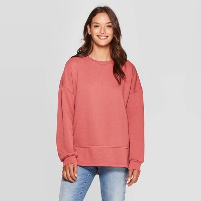 fleece tunic sweatshirt