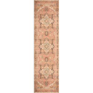 Nourison Vintage Washables Medallion Non-Slip Indoor Rug - 1 of 4