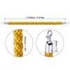 Unique Bargains Hotel Adjustable Queue Divider Stanchion Rope with Snap Hook 2 Pcs - 2 of 4
