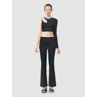 Women's Cropped Asymmetrical Tee - Wild Fable™ : Target