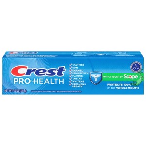 Crest Pro Health Scope Fluoride Toothpaste 4.3 oz - 1 of 3