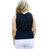 Women's SLEEVELESS TOP WITH FRONT DETAILS - Ya Los Angeles - 2 of 3