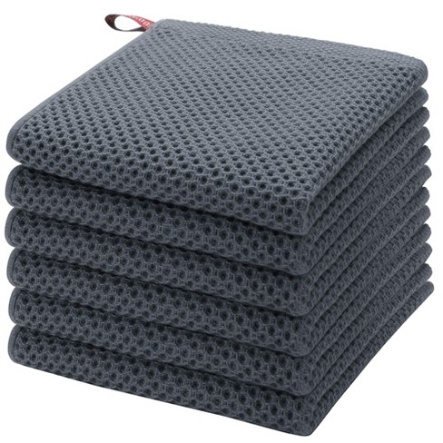 Waffle Weave Cotton Kitchen Towels