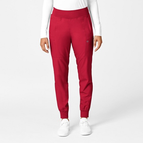 Wink Maternity Jogger Scrub Pant, Hot Pink, L : Target