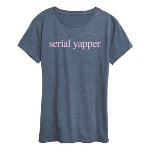 Women's - Instant Message - Serial Yapper Short Sleeve Graphic T-Shirt - 1 of 4