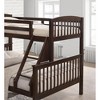 Twin Over Full Bed Frame with Ladder and Guardrail - 4 of 4