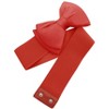 INSPIRE CHIC Women's PU Leather Elastic Band Bowknot Decor Stretch Belt 2 Pcs - 2 of 4