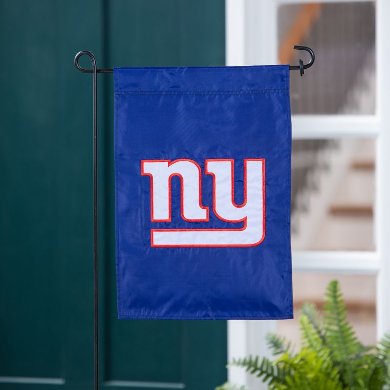 Evergreen NFL New York Giants Garden Applique Flag 12.5 x 18 Inches Indoor Outdoor Decor, 1 of 2