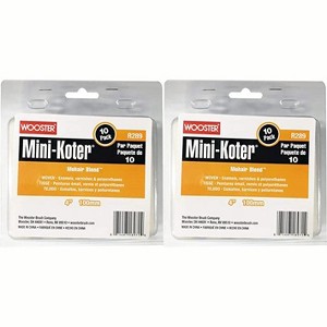 Wooster Genuine 4" Mini-Koter Mohair Blend 2 Sets Of 10-Pack Roller Cover # R289-4-2PK - 1 of 1
