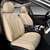 Coverado Car Seat Covers Stylish Faux Leather Seat Protectors - 2 of 4