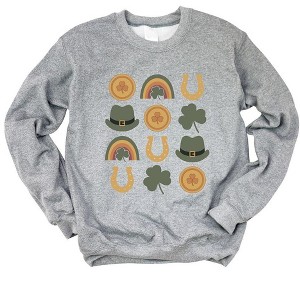 Simply Sage Market Women's Graphic Sweatshirt St. Patrick's Day Chart - 1 of 4