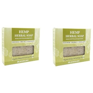 Plantlife Vegan Hemp Soap Bar – Moisturizing, Soothing, Handcrafted, Plant-Based – Made in California, 4oz - 1 of 2