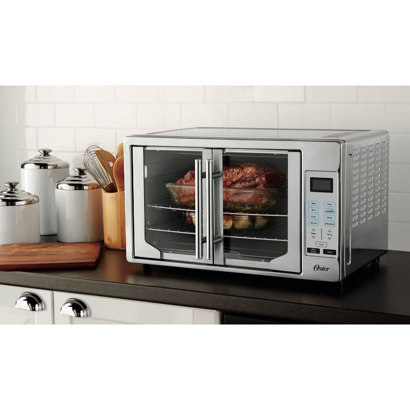 Oster French Door Digital Toaster Oven - Silver, 5 of 7