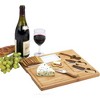 Picnic at Ascot Personalized Engraved Premium Bamboo Charcuterie Board with Cheese knives & Ceramic Dish - image 2 of 4