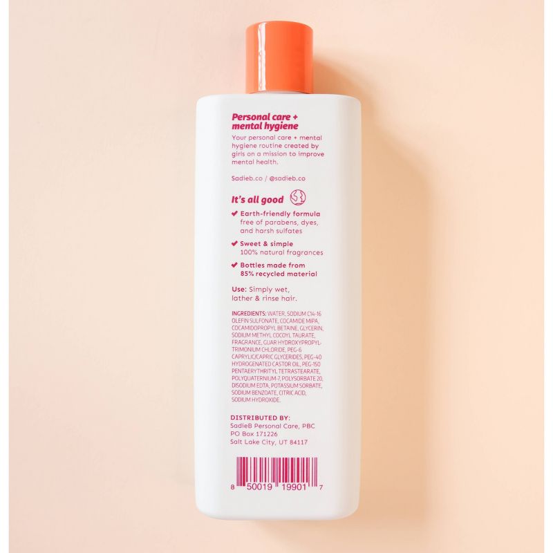 SadieB Go-Getter Everyday Grapefruit Floral Shampoo - 10 fl oz, 3 of 8