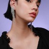SOHI Women's Crystal Silver Casual Cuff Earrings - 3 of 4