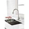 DOMETOUR Single Handle High Arc Brushed Nickel Pull Out Kitchen Faucet,Single Level Stainless Steel Kitchen Sink Faucets with Pull Down Sprayer - 2 of 4