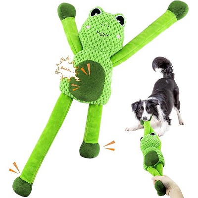 Large Squeaky Dog Toys : Plush Stuffed Dog Chew Toy with Soft Fabric-Interactive Puppy Toys to Keep Them Busy