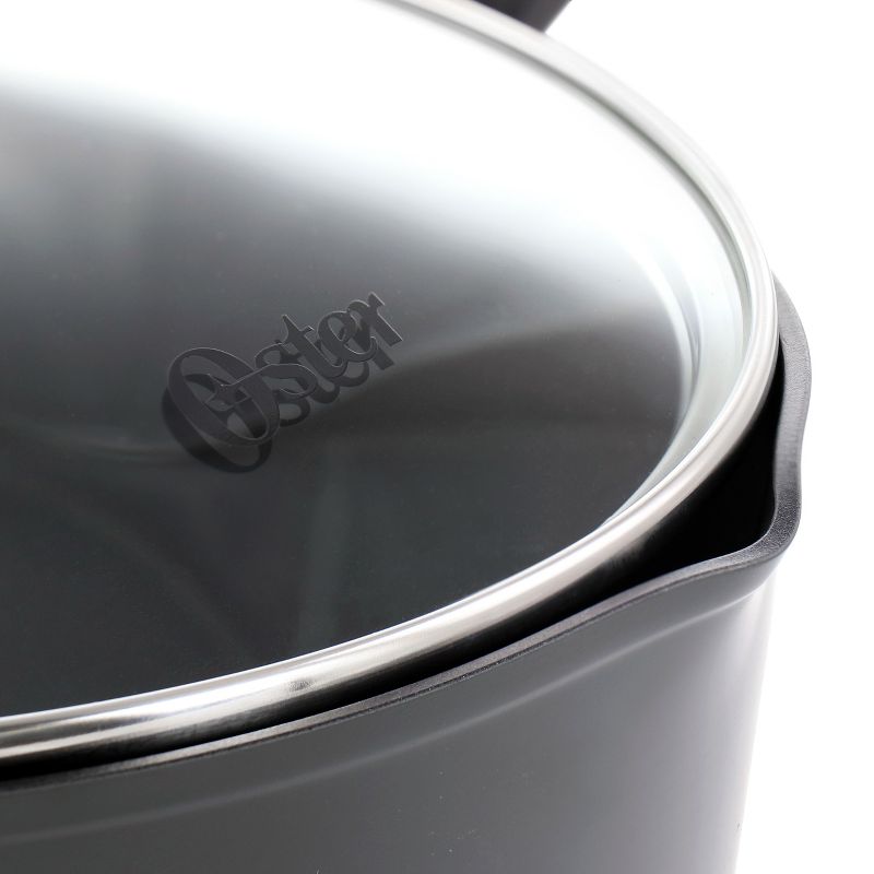 Oster Kingsway 5.5 Quart Aluminum Nonstick Dutch Oven in Black With Lid, 5 of 7