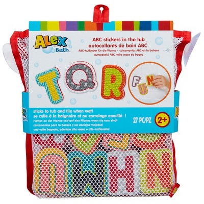 In The Tub: ABC Stickers