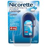 Nicorette 4mg Coated Nicotine Lozenge Stop Smoking Aid - Ice Mint
