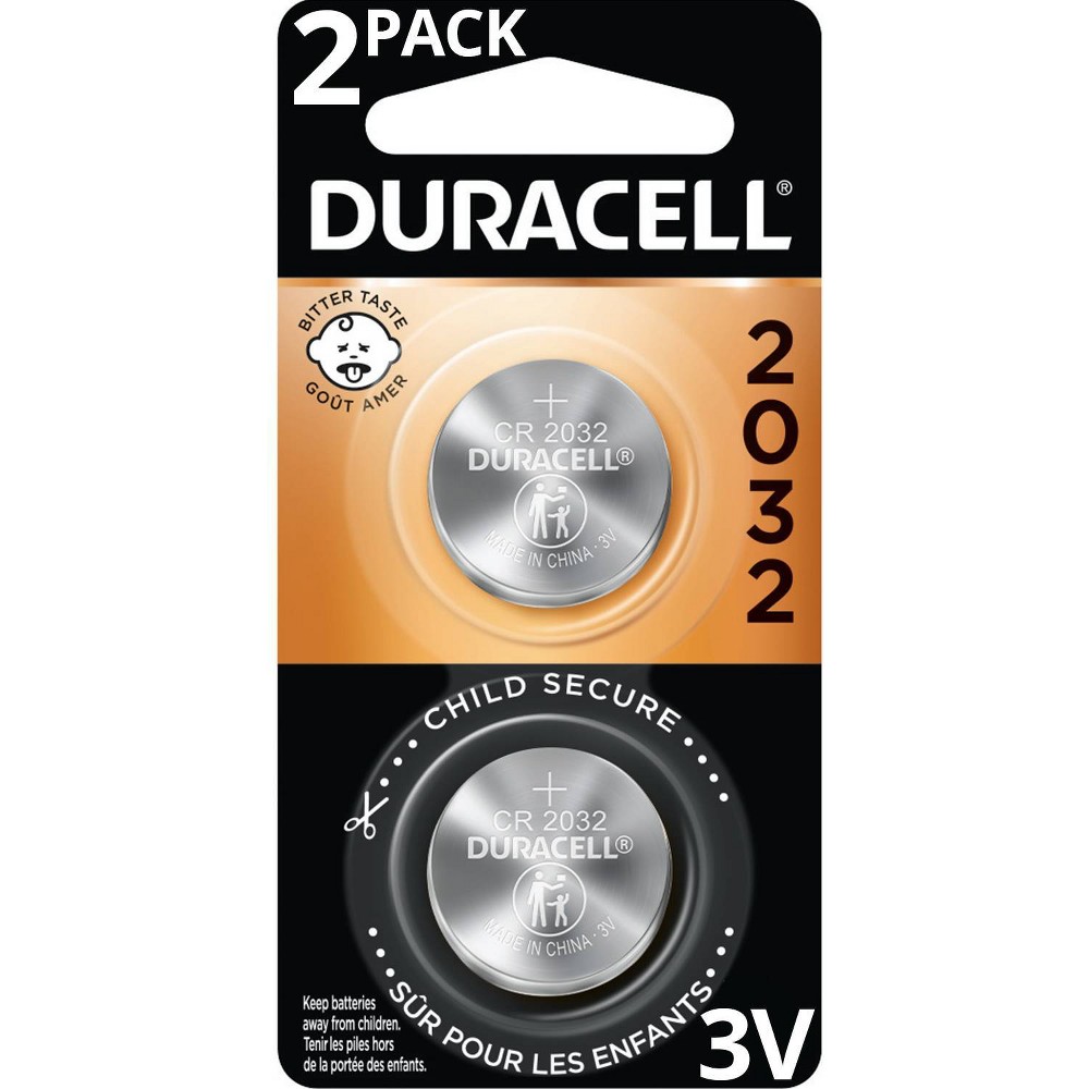 UPC 041333663883 - Duracell 2032 Lithium Coin Battery - 2pk Specialty  Battery w/ Bitterant Technolo