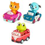 B. toys Light Up Cars 3 pack - Lolo, Woofer, Jax