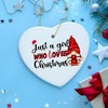 I’m Just a Girl That Loves Christmas Festive Gnome Ornament| OrnamentallyYou - 4 of 4