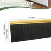 Unique Bargains Aluminum Alloy H-Shape Holder PP Bristle Rust-resistant Door Sweep 1 Pc - 2 of 3