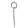 Black Bow Jewelry 14k White Gold Best Friend Heart Set of 2 Charm or Pendants, 17mm - 2 of 4