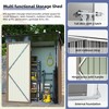NicBex 5x3 Ft Outdoor Storage Shed with Sloping Roof and Lockable Door for Backyard Garden,Patio - 4 of 4