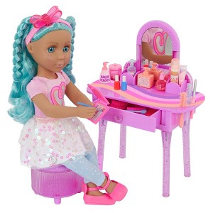 Glitter Girls 14" Doll Micah & GG Makeover Playset - 1 of 4