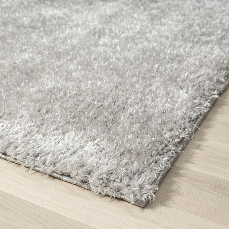 Luxe Weavers Plush Collection  Modern Shag Solid Area Rug, 5 of 18