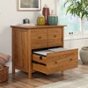 Portage Park Lateral File Kiln Acacia - Sauder: Home Office Credenza, Safety Lock, CARB Certified - 2 of 4