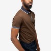X RAY Men's Short Sleeve ribbed cuffs Polo Shirt - 4 of 4