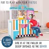 Lil’ Jumbl Double-Sided Restaurant Pretend Play Set, Wooden Diner Set with Sounds & Accessories - 2 of 4