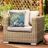 Liora Manne Frontporch Tropical Indoor/Outdoor Pillow.. - 4 of 4