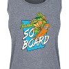 Women's - Teenage Mutant Ninja Turtles - So Board Graphic Racerback Tank - 2 of 4