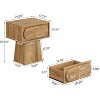 Tribesigns Side End Table with Storage Drawer - 3 of 4