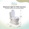 Dolu Nuve Educational XL Potty, Flip-Top Lid for Children 18 Months & Up, Beige - 3 of 4