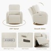 Spruce & Spring Power Swivel Recliner Chair Nursery Glider with Lumber Pillow - 2 of 4