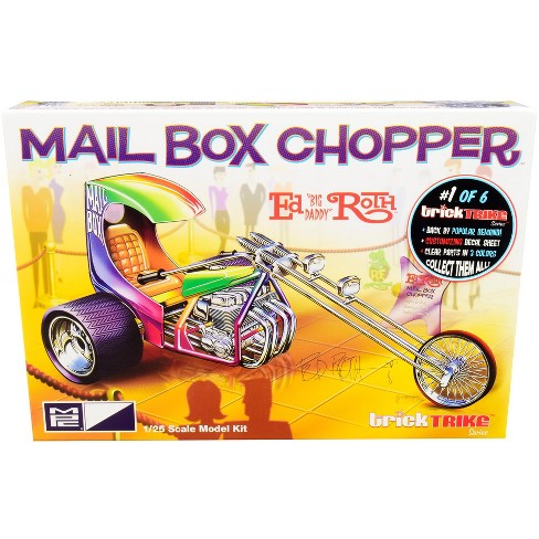 MPC Skill 2 Model Kit Mail Box Chopper Trike (Ed Big Daddy Roth's) Trick Trikes Series 1/25 Scale Model