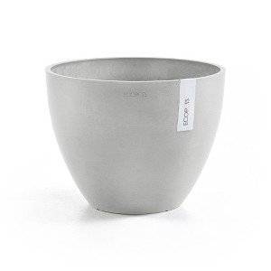 Ecopots Antwerp Durable Modern Round Indoor/Outdoor Recycled-Based Composite Flower Pot Planter - 1 of 4