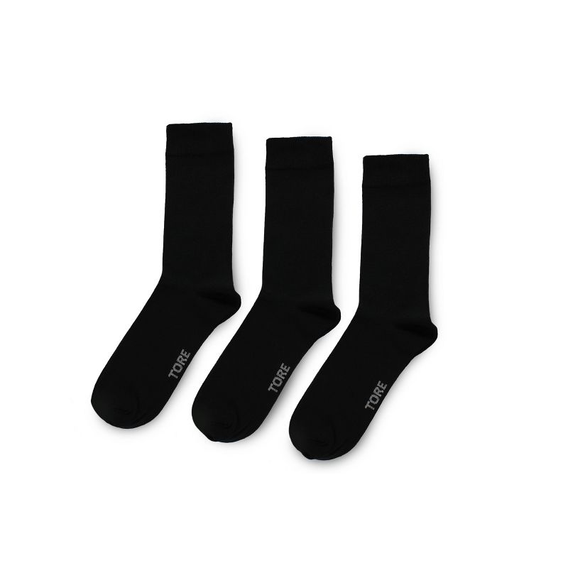 TORE Totally Recycled Men&#39;s Casual Crew Socks 3pk - 7-12, 1 of 4