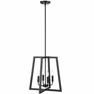 Millennium Lighting 4 - Light Pendant in  Matte Black - 1 of 1