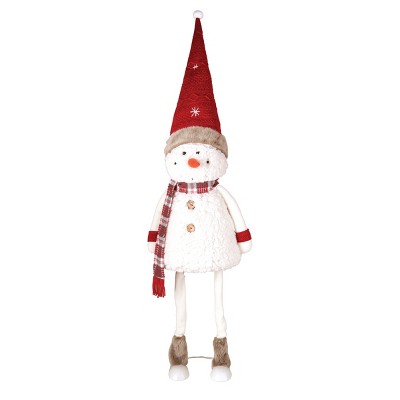 C&F Home Plush Bobble Snowman, Lg